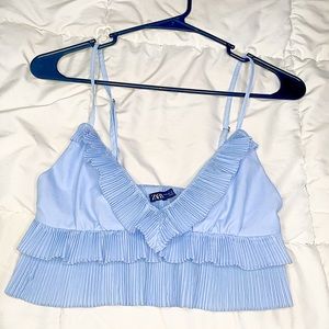 Blue Bralette top - ZARA - NEVER WORN